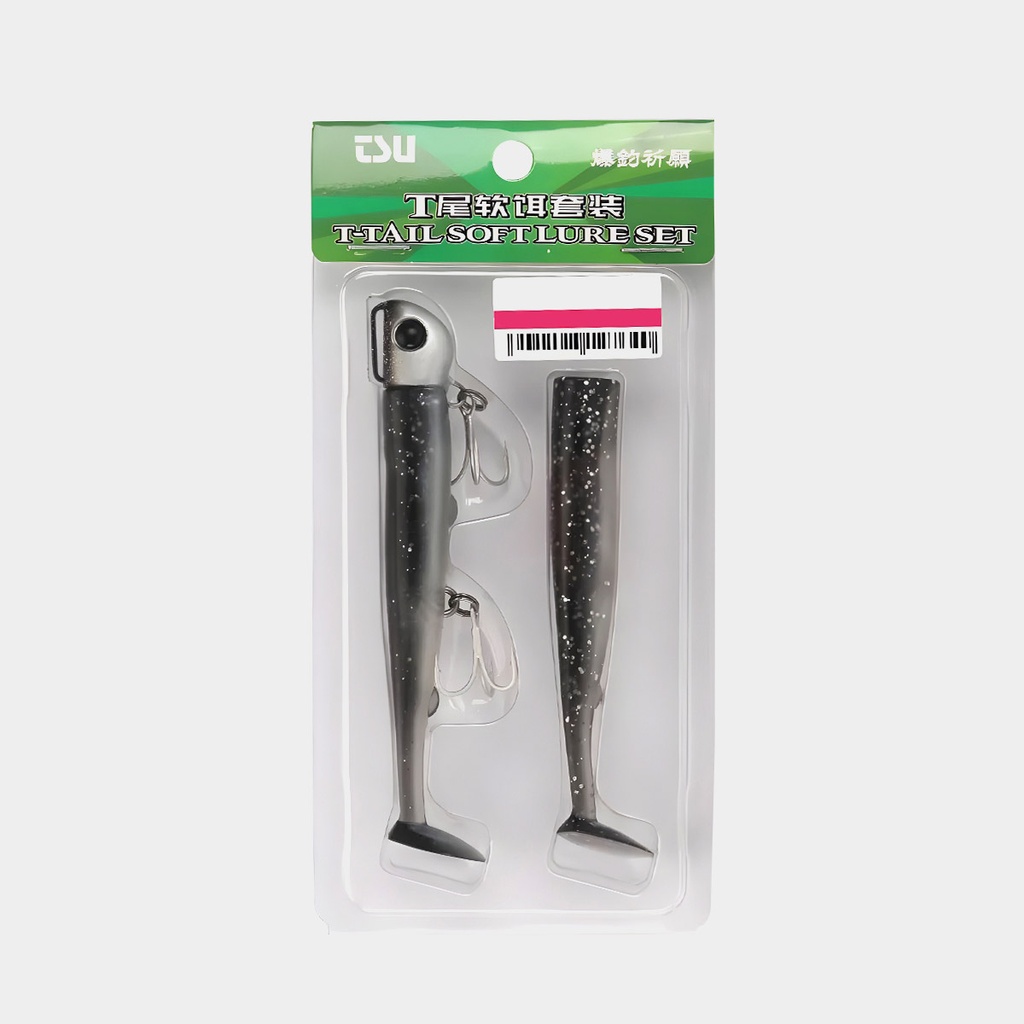 Vinilo Tsurinoya T-Tail Soft Lure Set 35-N g x 11 cm