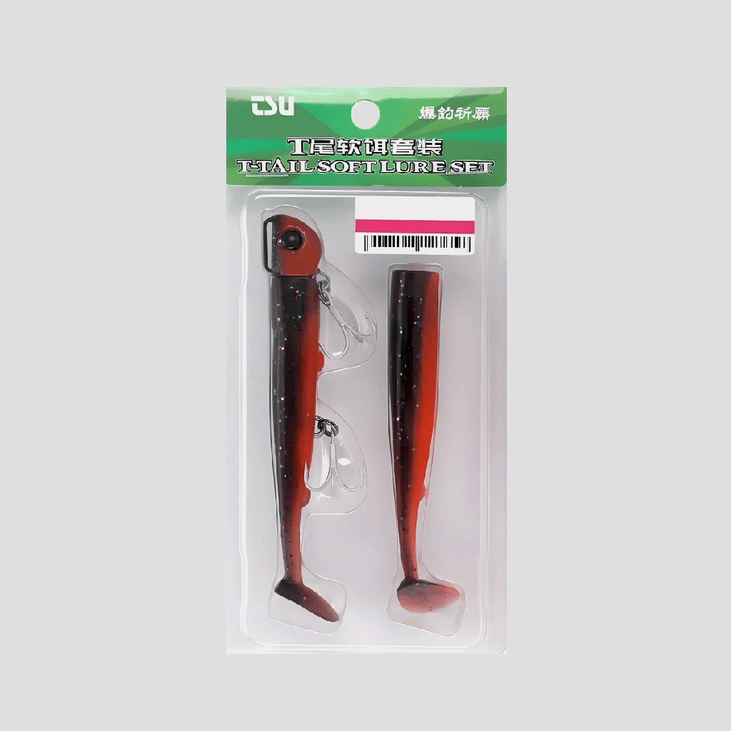 Vinilo Tsurinoya T-Tail Soft Lure Set-L 35 g x 11 cm