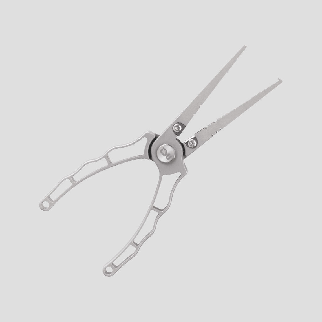 Alicate Tsurinoya Stainless Steel Lure Pliers RS-180 / Silver