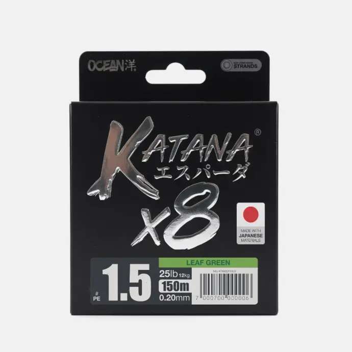 Multifilamento Ocean Katana 8X - Leaf Green - 0.20MM - 150m 