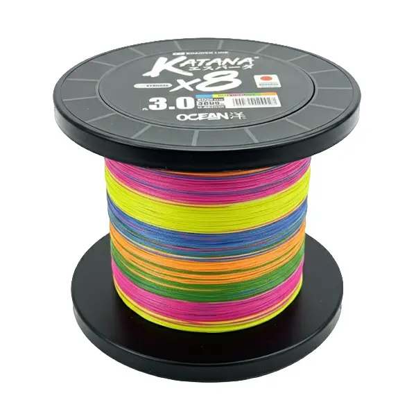Multifilamento Ocean Katana 8X - Multicolor - 0.28MM - 3000m 