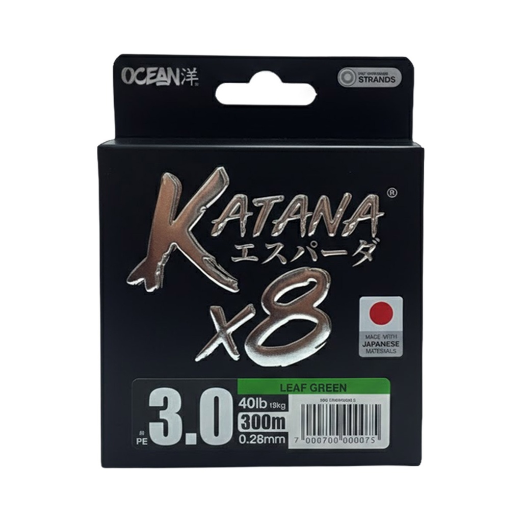 Multifilamento Ocean Katana 8X - Leaf Green - 0.28mm - 300M