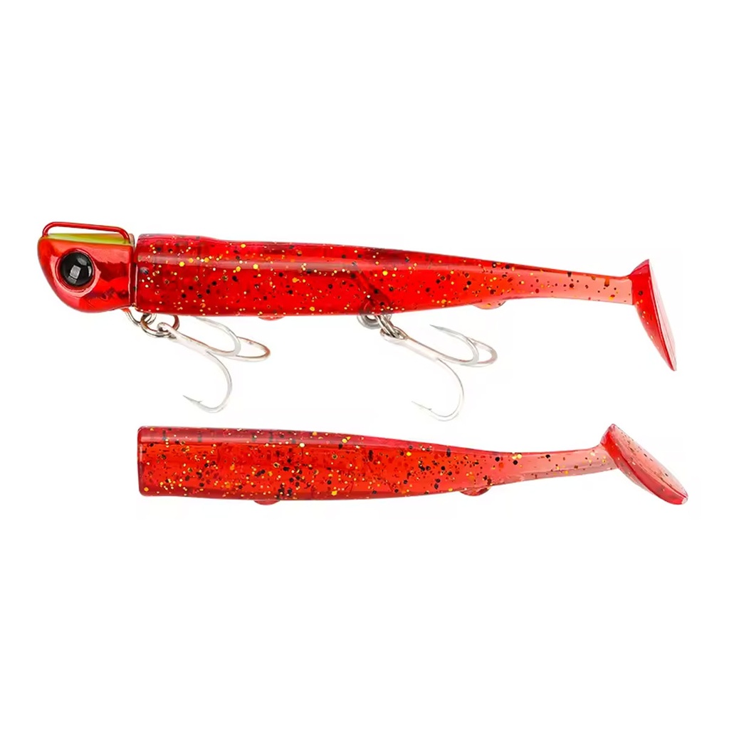 Vinilo Tsurinoya T - Tail Soft Lure Set - C 45g X 11.5Cm