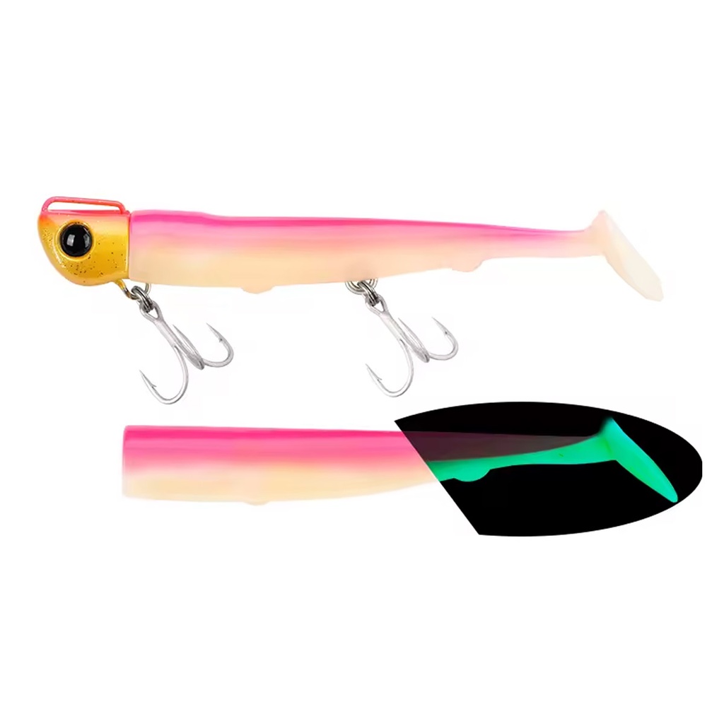 Vinilo Tsurinoya T - Tail Soft Lure Set - I 45g X 11.5Cm