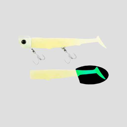 [TSU-SET-H] Vinilo Tsurinoya T - Tail Soft Lure Set - H 35g 11 Cm