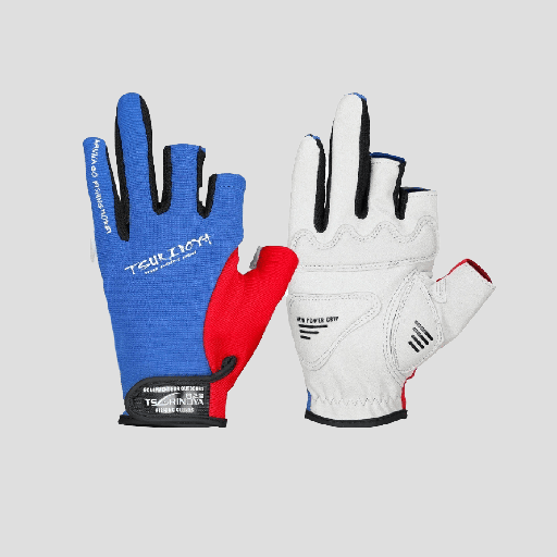 [GTE-ARB-DL] Guante Tsurinoya Dedos Libres Azul, Rojo, Blanco