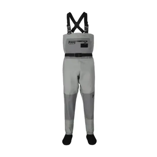 [2HB121-103-LG] Wader Respirable Frogg Toggs Hellbender Pro Sf Gray - L
