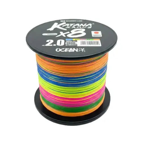 [KTX80233000M] Multifilamento Ocean Katana 8X - Multicolor - 0.23MM - 3000m 