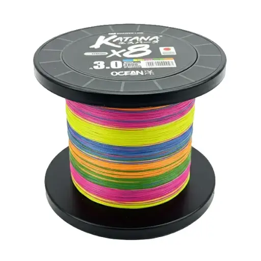 [KTX80283000M] Multifilamento Ocean Katana 8X - Multicolor - 0.28MM - 3000m 