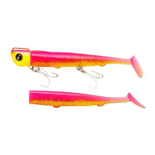 [TSU-SET-45-D] Vinilo Tsurinoya T - Tail Soft Lure Set - D 45g X 11.5Cm