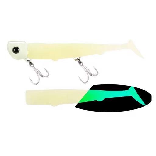 [TSU-SET-45-H] Vinilo Tsurinoya T - Tail Soft Lure Set - H 45g X 11.5Cm