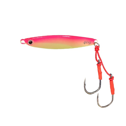 [JZK-CA60-HPG] Jig Ocean Jizoku Cast 60 g / Hot Pink Glow