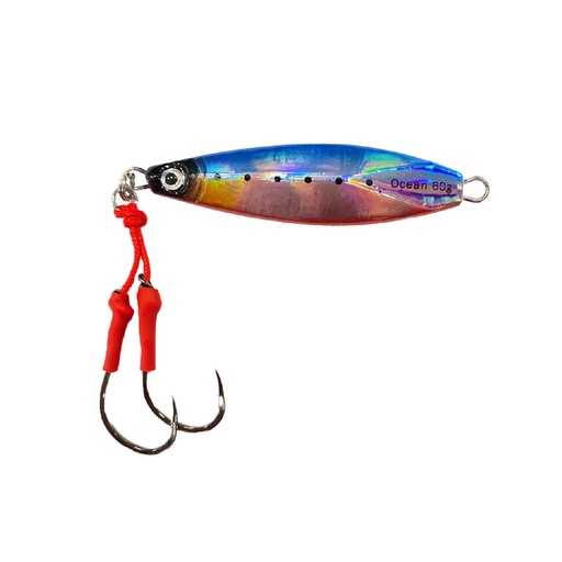 [JZK-SL50-SRB] Jig Ocean Jizoku Slow 50 g / Sardine Red Belly
